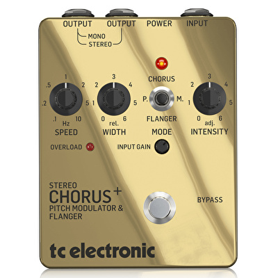 TC Electronic SCF GOLD SE Stereo Chorus-Flanger Pedalı